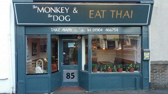 The Monkey And The Dog Eat Thai